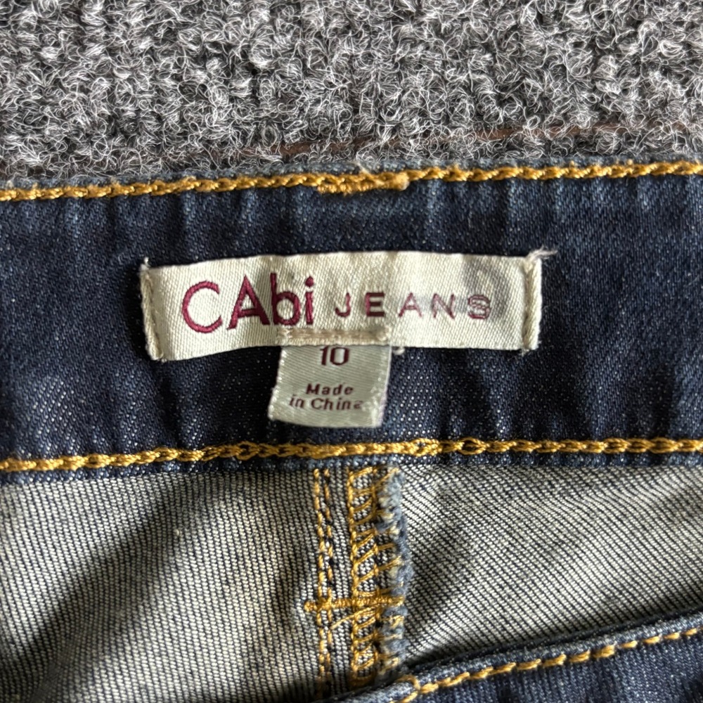 Cabi Jeans Womens 10 Dark Wash Bootcut Denim Pants Style 120 Stretch - Picture 6 of 10